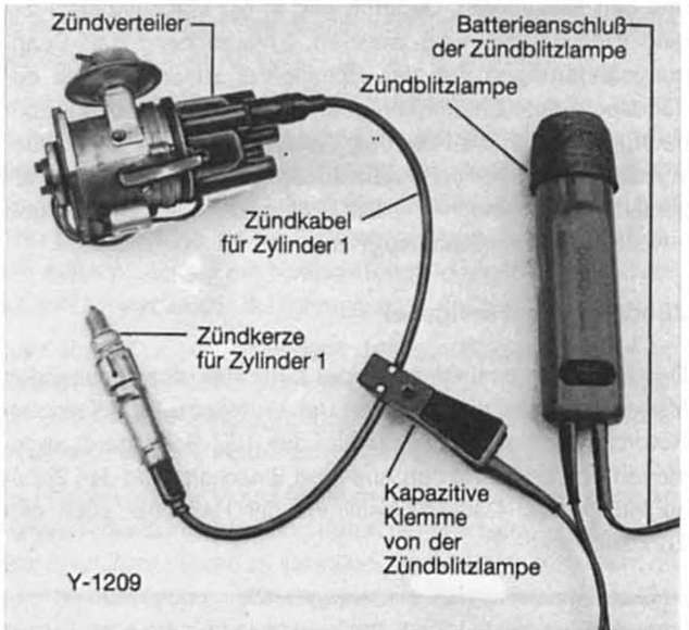 Zündzeitpunkt prüfen/einstellen 