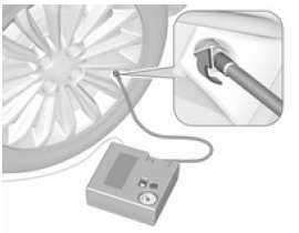 Fahrzeuge mit reifenreparaturset unter der bodenabdeckung