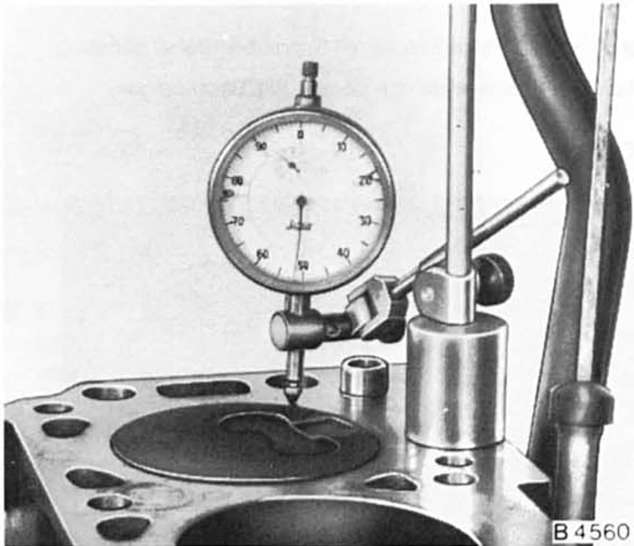 Motorblock auf planheit prüfen