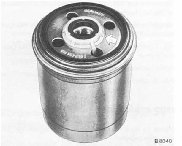 Kraftstofffilter entwässern/ersetzen