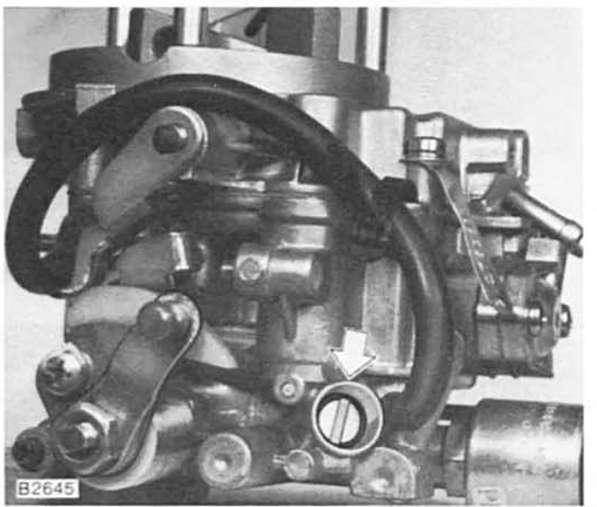 Leerlaufdrehzahl und co-anteil prüfen/einstellen