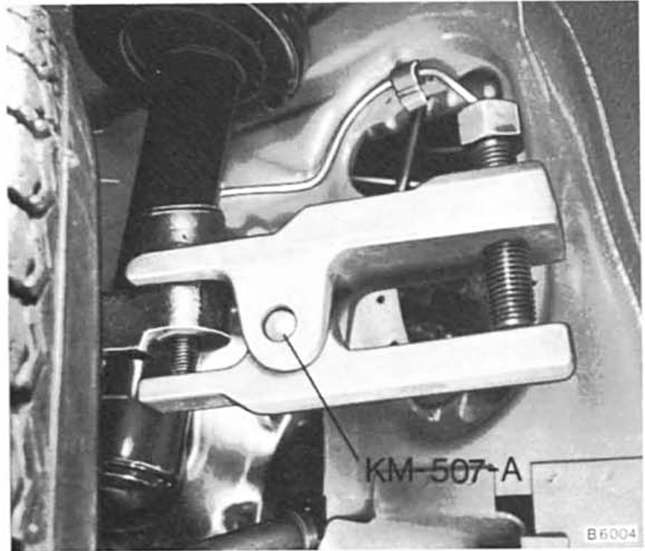 Spurstangenkopf aus-und einbauen